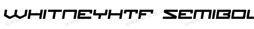 WhitneyHTF SemiBold字体转换